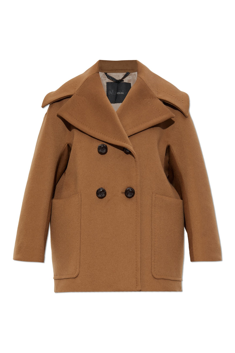 Max Mara Atelier Abrigo de cachemira Max Mara Atelier para mujer, color marrón - World Class Fashion