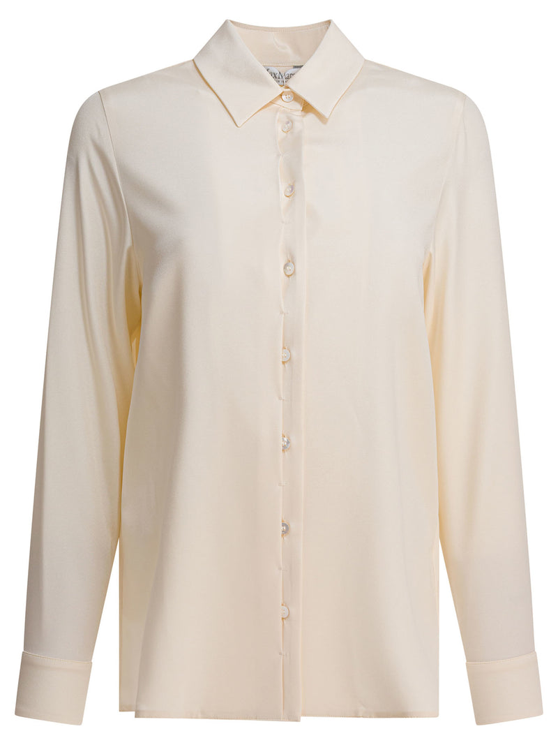 Max Mara Pure Max Mara Pure Silk Shirt White Women - World Class Fashion