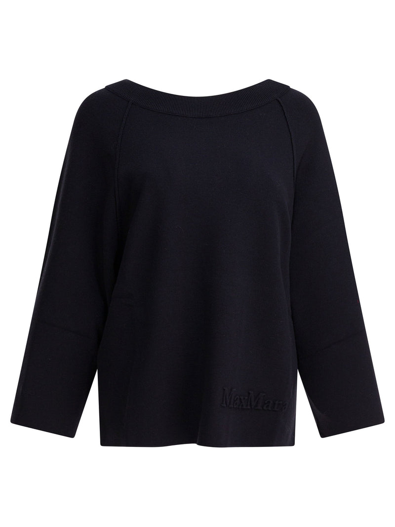 Max Mara Pure Jersey de lana pura viscosa azul Max Mara - World Class Fashion