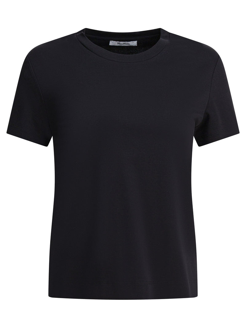 Max Mara Pure Max Mara Pure Black Cotton T-Shirt Women - World Class Fashion