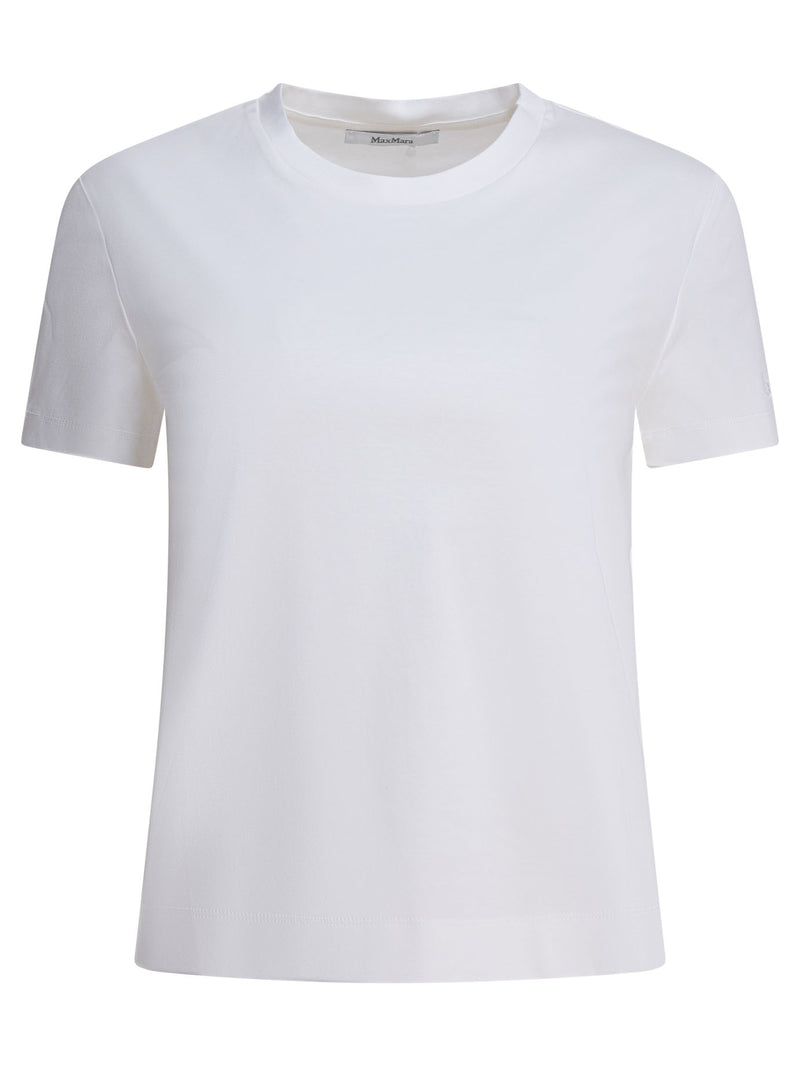 Max Mara Pure Max Mara Pure Cotton T-Shirt White Women - World Class Fashion