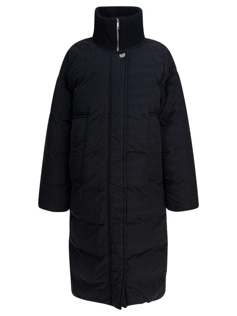 Max Mara Sportmax Chaqueta Larga Antigoteo de Plumón Negra Sportmax Max Mara - World Class Fashion