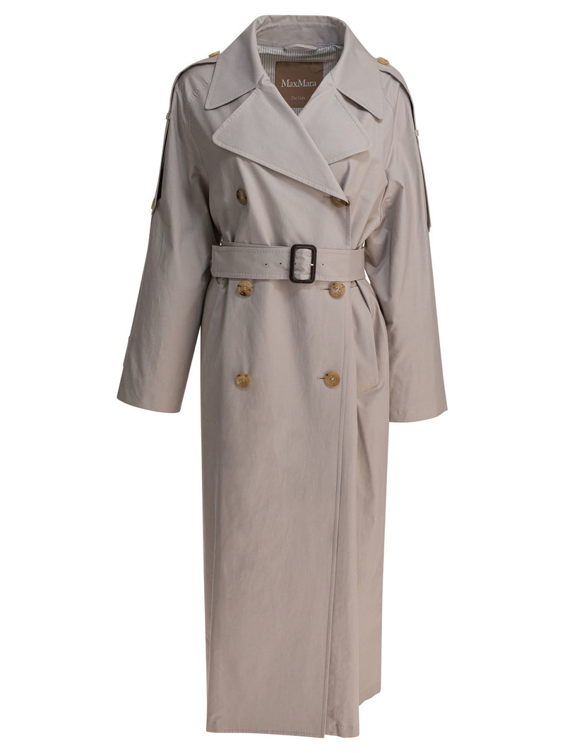 Max Mara The Cube Max Mara The Cube Gabardina Cruzada Beige - World Class Fashion