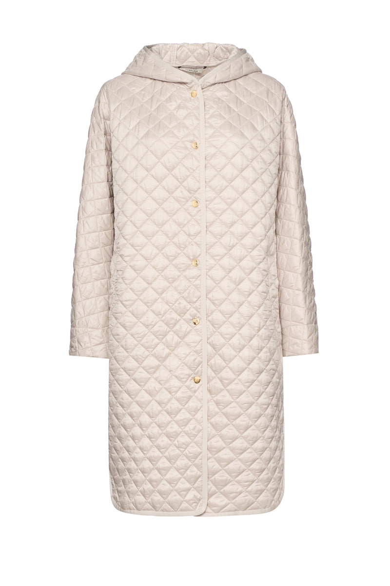 Max Mara The Cube Plumífero largo acolchado The Cube de Max Mara en blanco - World Class Fashion