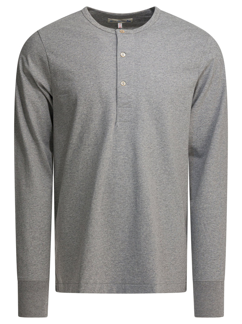 Merz B. Schwanen Camiseta Merz B. Schwanen Seraphim Henley Gris - World Class Fashion