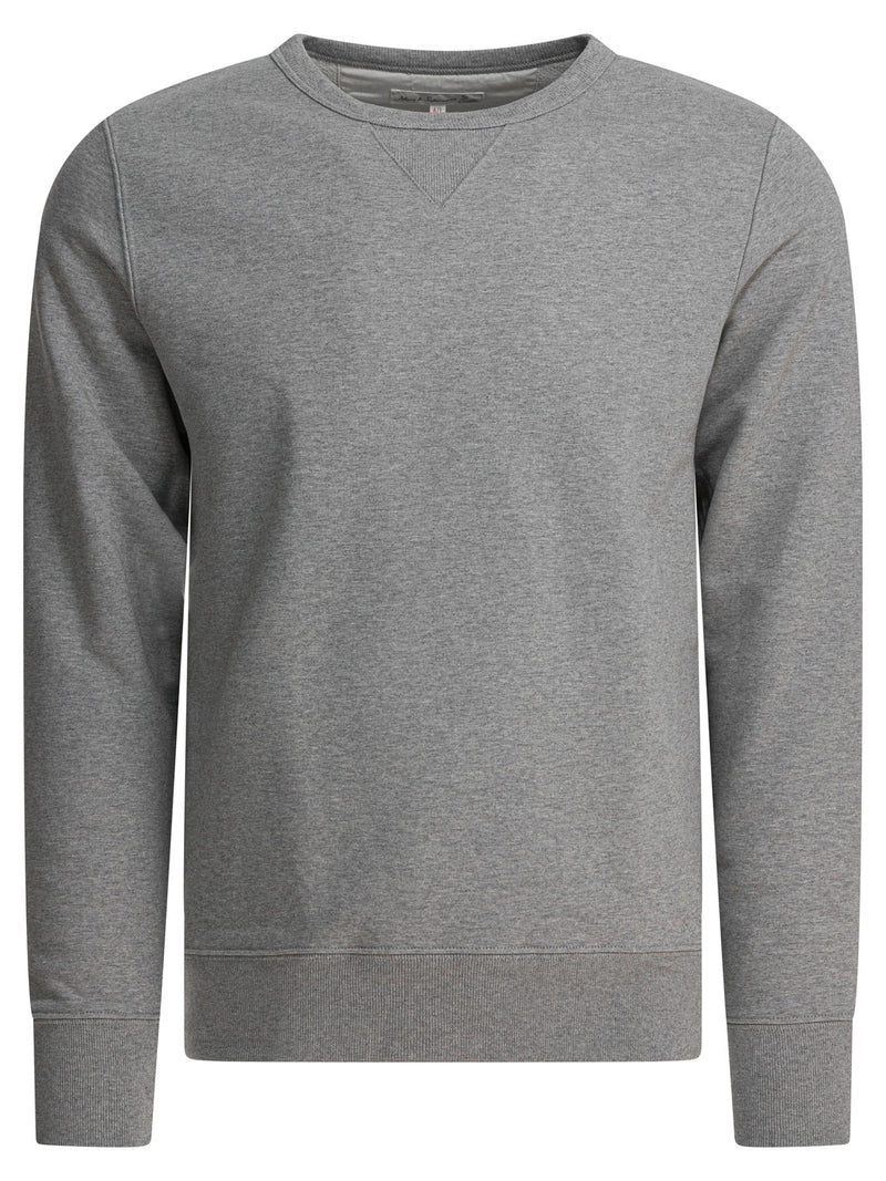 Merz b. Schwanen Sudadera con cuello redondo y tejido tubular Merz b. Schwanen, gris - World Class Fashion