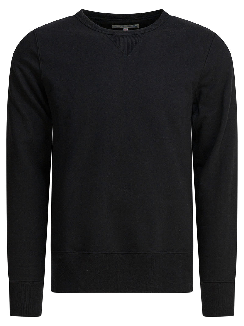 Merz b. Schwanen Sudadera con cuello redondo y tejido de bucle Merz b. Schwanen negra - World Class Fashion