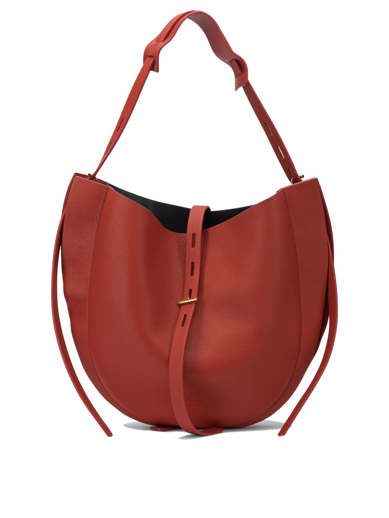 Minobossi Minobossi Bordeaux Calfskin Women Shoulder Bag - World Class Fashion