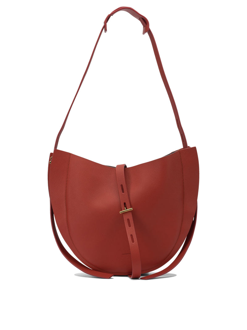 Minobossi Minobossi Red Calfskin Crossbody Bag Women - World Class Fashion