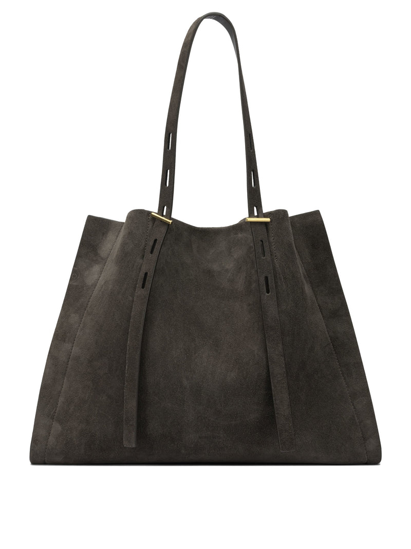 Minobossi Minobossi Brown Suede Shoulder Bag Women - World Class Fashion