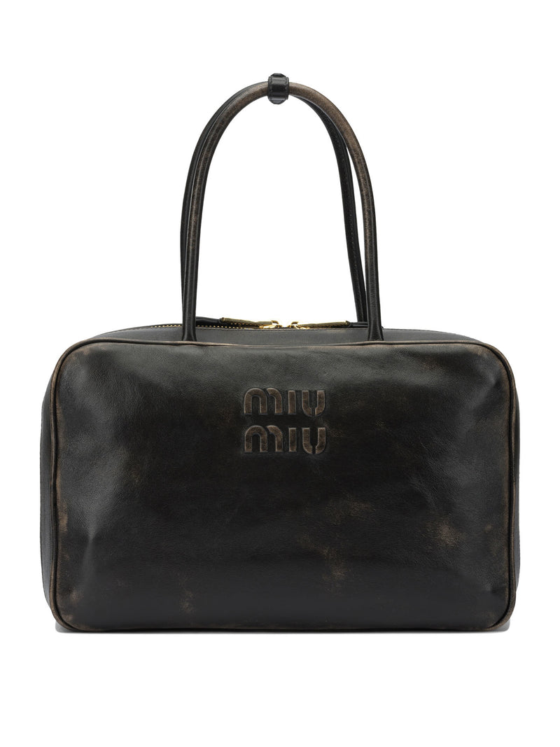 Miu Miu Bolso Miu Miu Beau Marrón Mujer - World Class Fashion