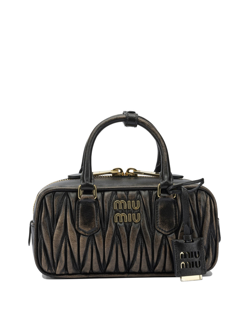 Miu Miu Bolso de mano pequeño Arcadie de Miu Miu en marrón para mujer - World Class Fashion