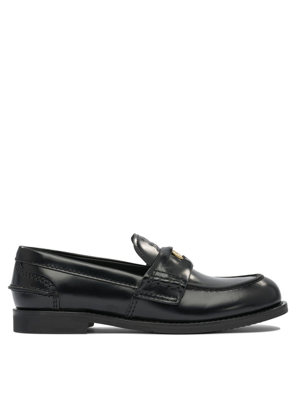 Miu Miu Leather Loafers