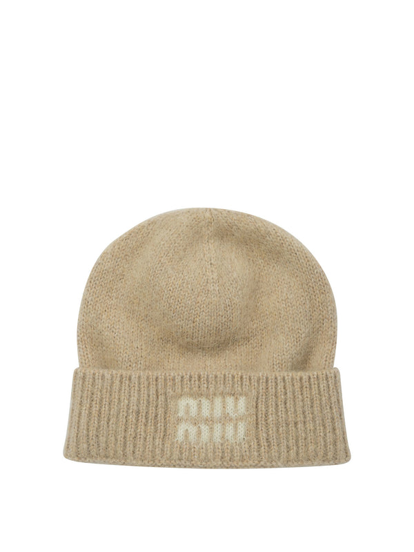 Miu Miu Beanie With Logo