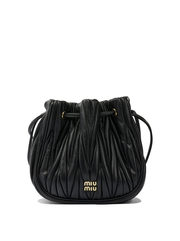 Miu Miu Matelassé Nappa Leather Handbag