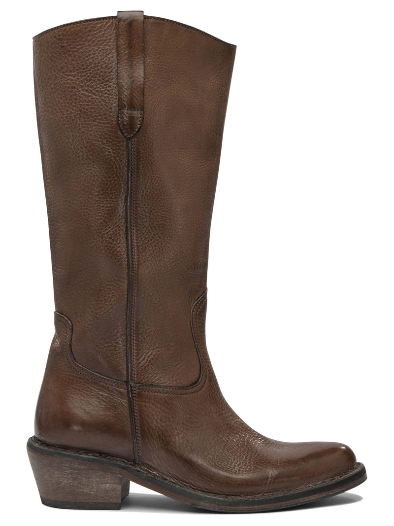Moma Moma Dallas 50Mm Boots Brown Women - World Class Fashion