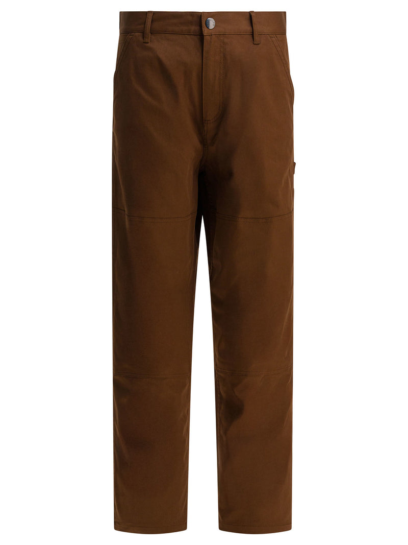 Moncler Moncler Wide-Leg Trousers Brown Men - World Class Fashion