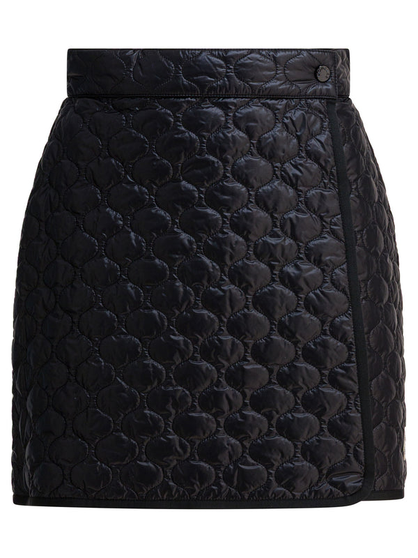 Moncler Quilted Wrap Skirt
