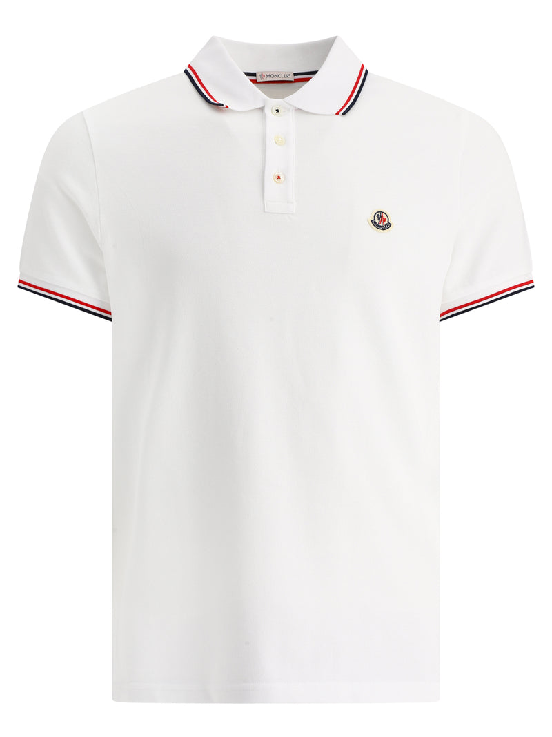 Moncler Moncler Button-down Polo Shirt With Logo - World Class Fashion