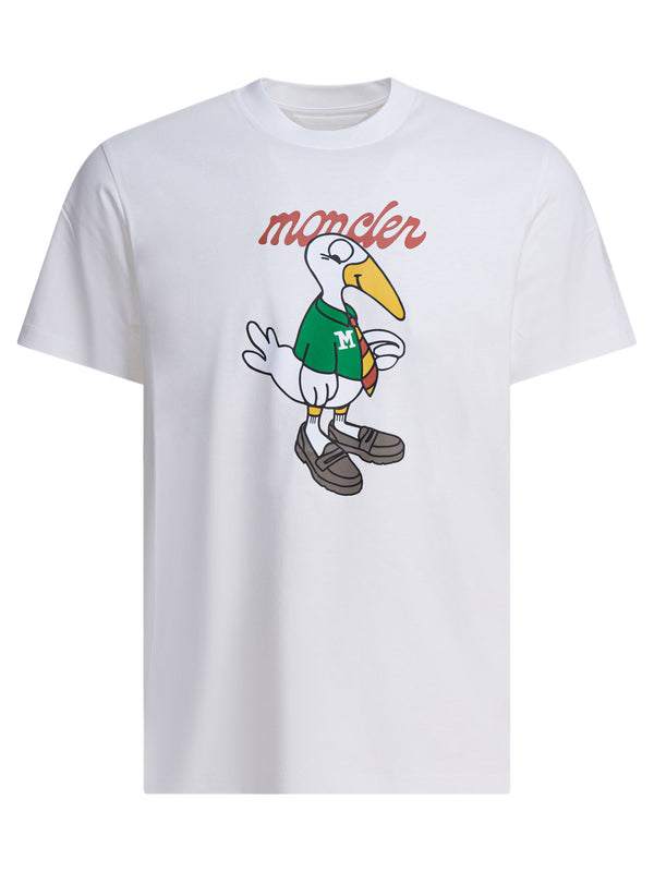 Moncler Cotton T-shirt With Mascot Logo