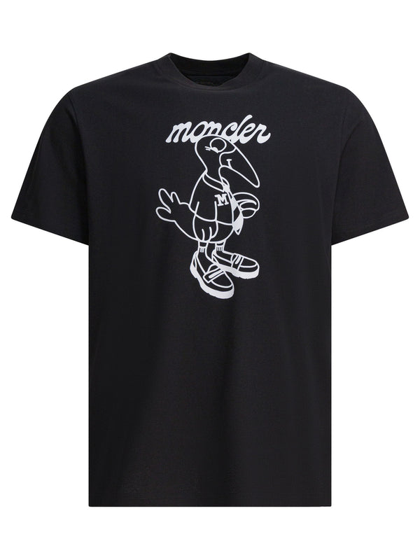 Moncler Cotton T-shirt With Mascot Logo