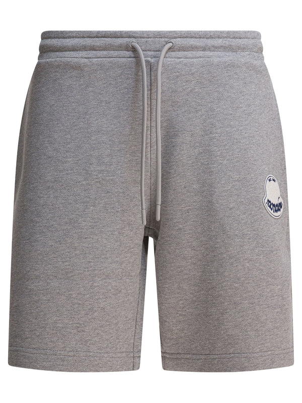 Moncler Cotton Shorts With Logo