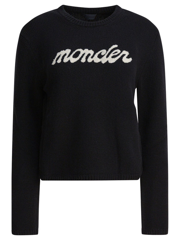 Moncler Wool And Cashmere Logo Sweater