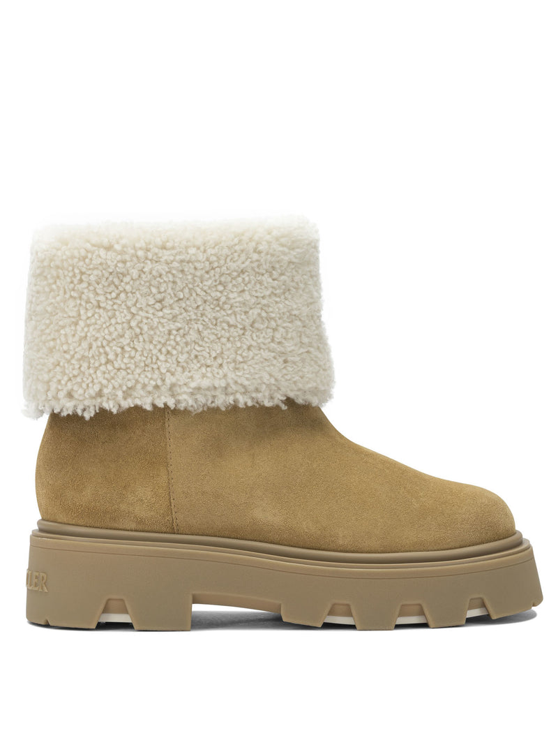 Moncler Moncler Aurea Ankle Boots Yellow Women - World Class Fashion