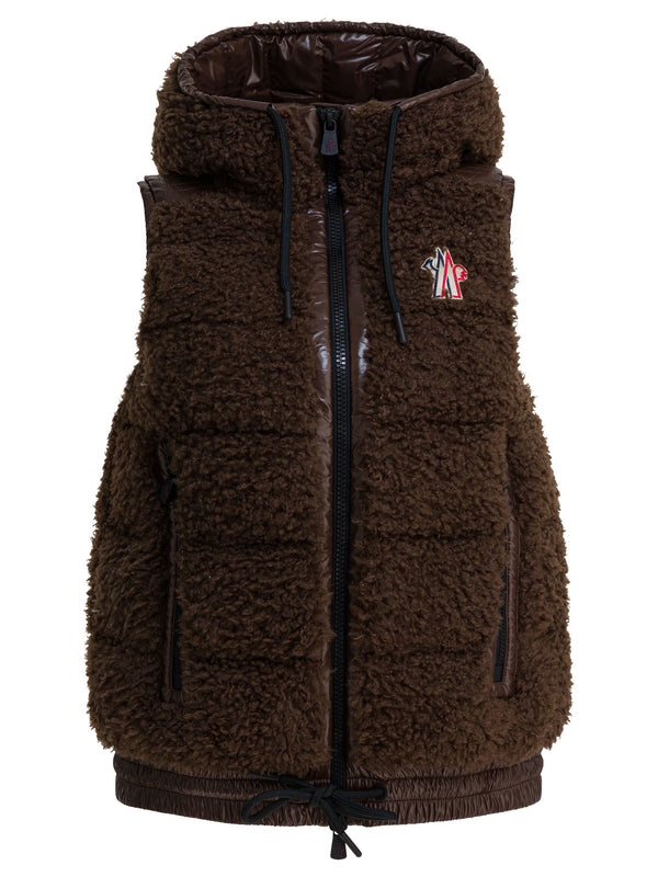 Moncler Grenoble "teddy" Sleeveless Jacket