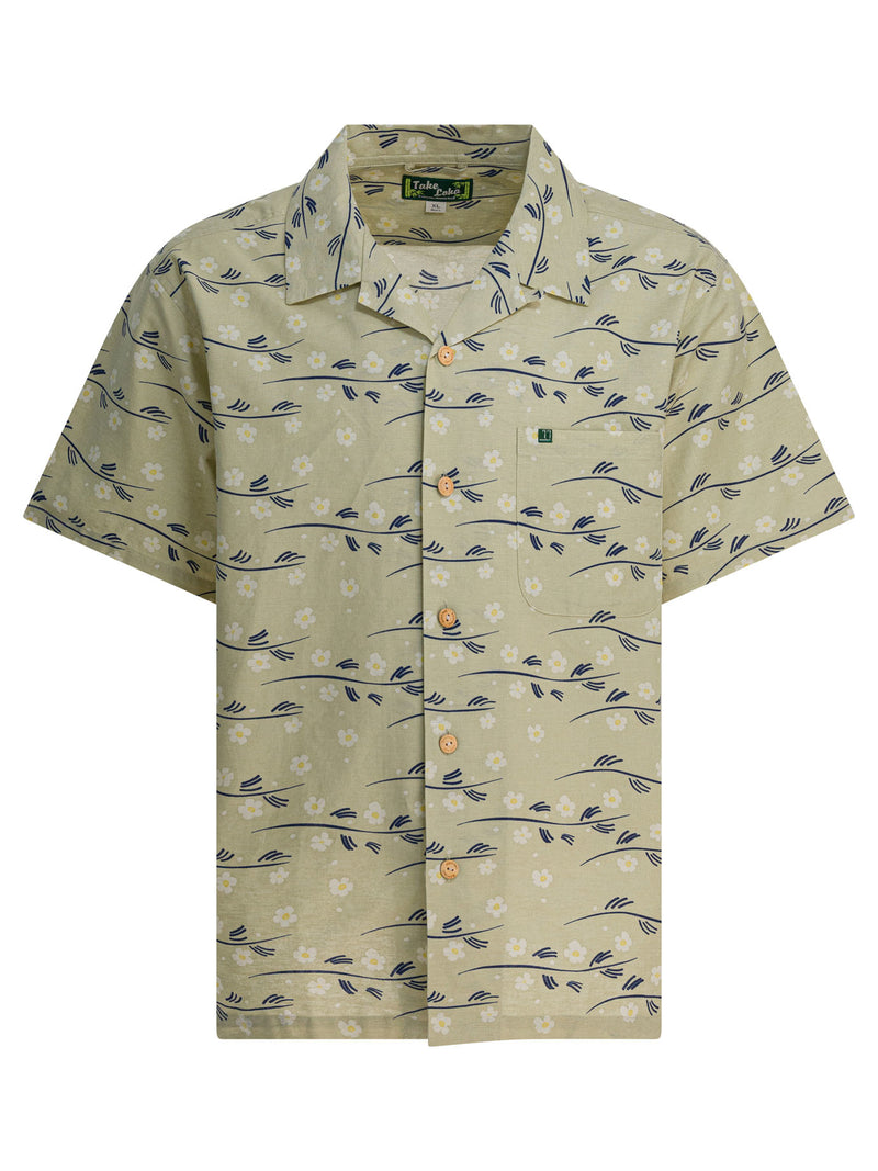 Montbell Montbell Take Loha Water Buttercup Shirt Beige - World Class Fashion