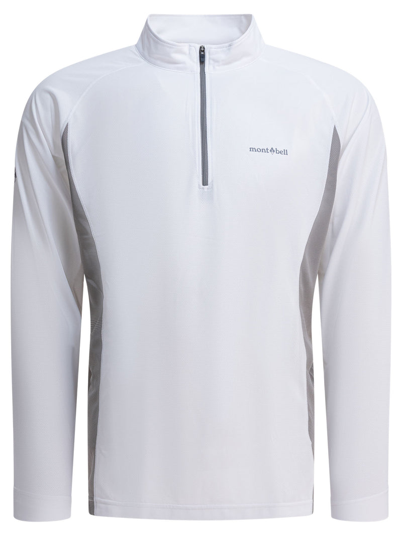 Montbell Sudadera de hombre de manga larga Montbell Cool, color blanco - World Class Fashion
