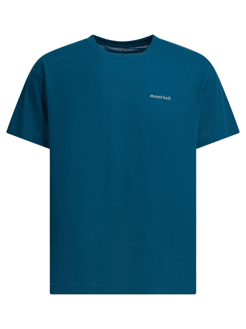 Montbell Camiseta Montbell Wickron T One Point Azul Hombre - World Class Fashion