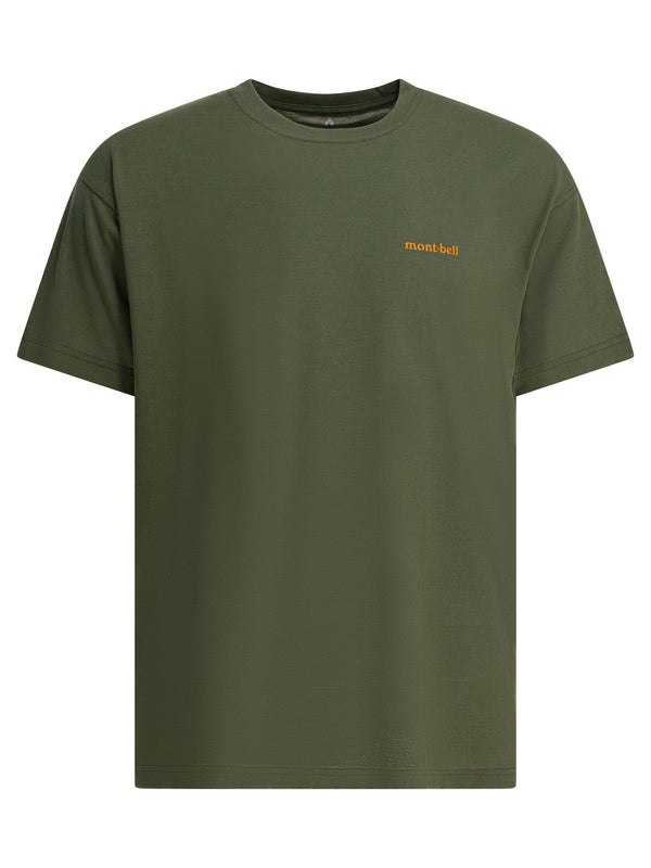 Montbell "wickron T Mountains & Sun" T-shirt