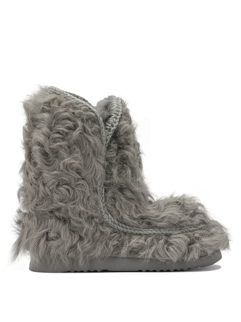 Mou Mou Eskimo 24 Ankle Boots Grey Women - World Class Fashion