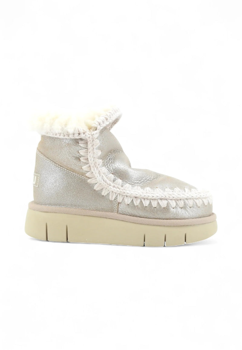 Mou Mou Eskimo 18 Ankle Boots Grey Women - World Class Fashion