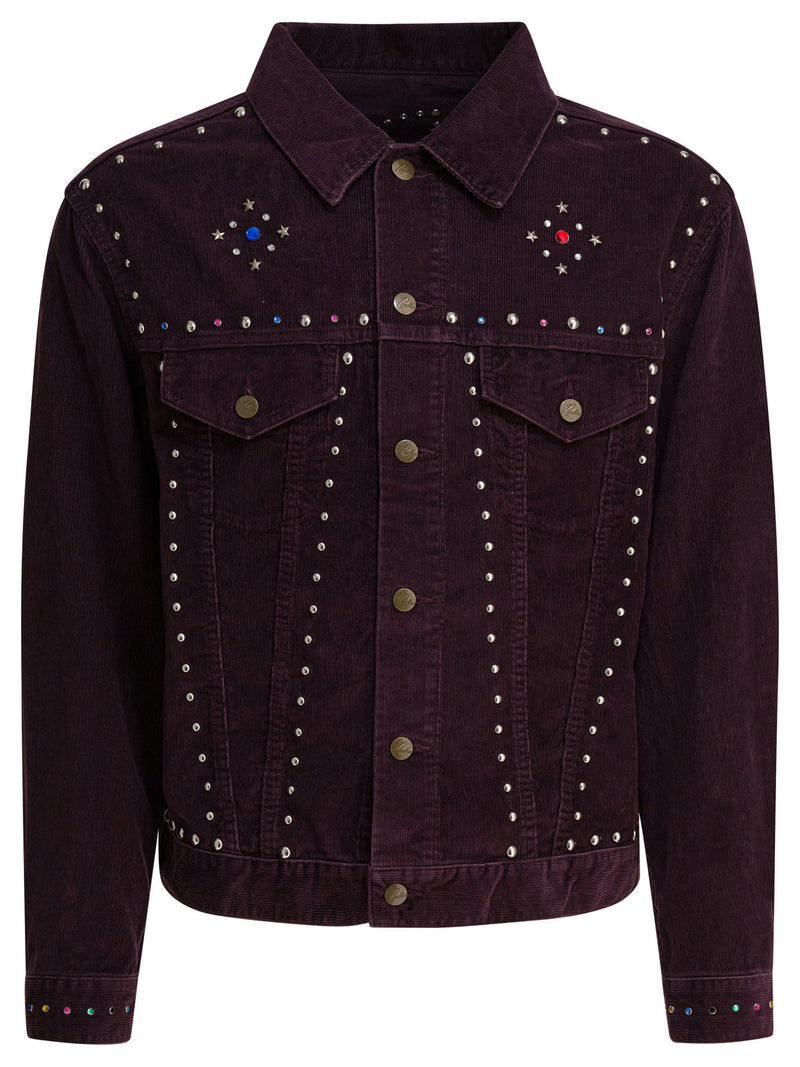 Needles Needles Corduroy Jacket Bordeaux Men - World Class Fashion