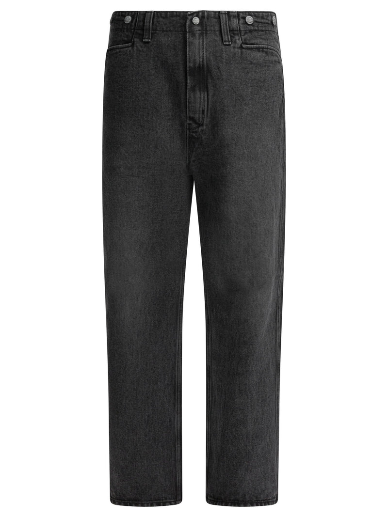 Needles Needles Frisco Jeans Negros Hombre - World Class Fashion