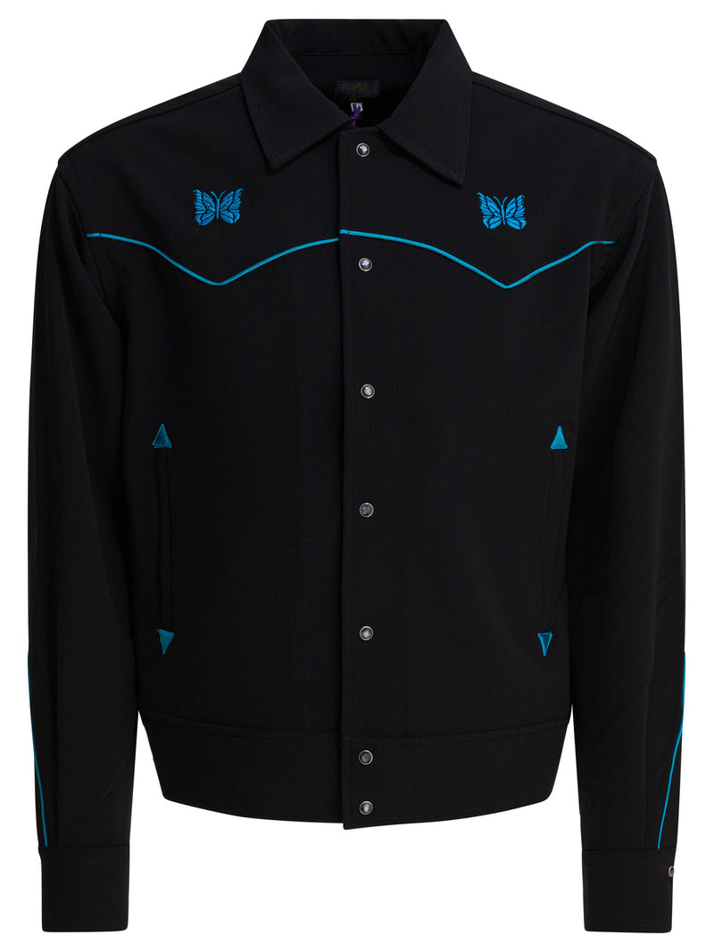 Needles Needles Orvershirt Jacket Black Men - World Class Fashion