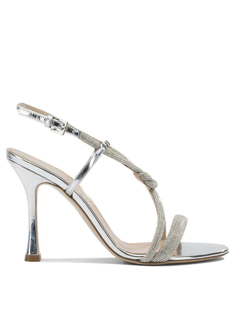 Ninalilou Zapatos de tacón plateados Ninalilou para mujer - World Class Fashion