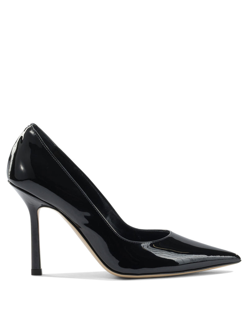 Ninalilou Zapatos de tacón Ninalilou de cuero negro para mujer - World Class Fashion