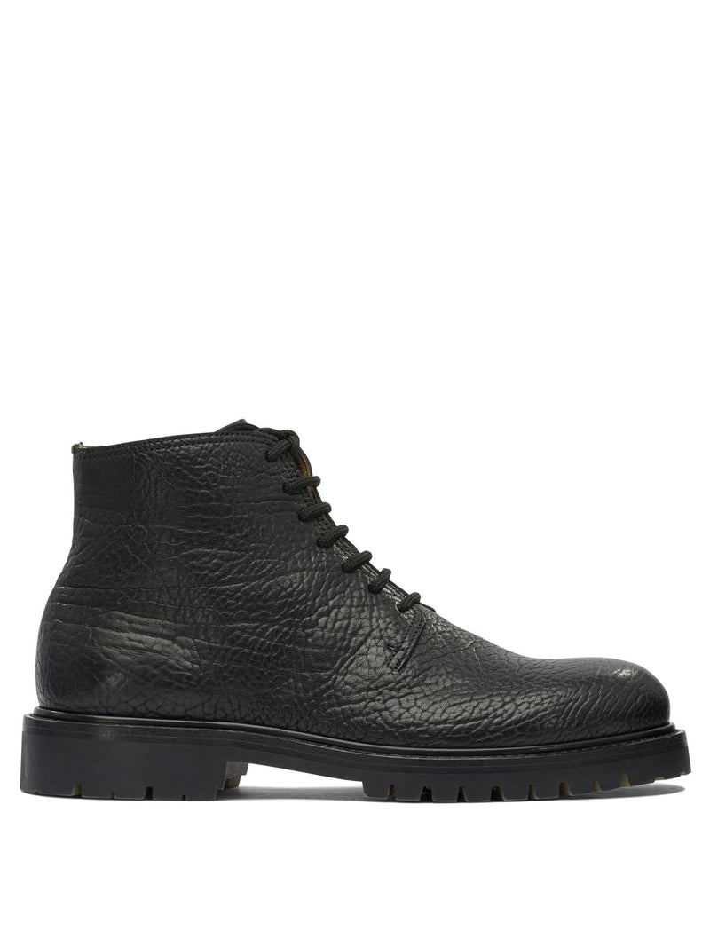 Officine Creative Botines de hombre Officine Creative Boss 011 de cuero negro - World Class Fashion