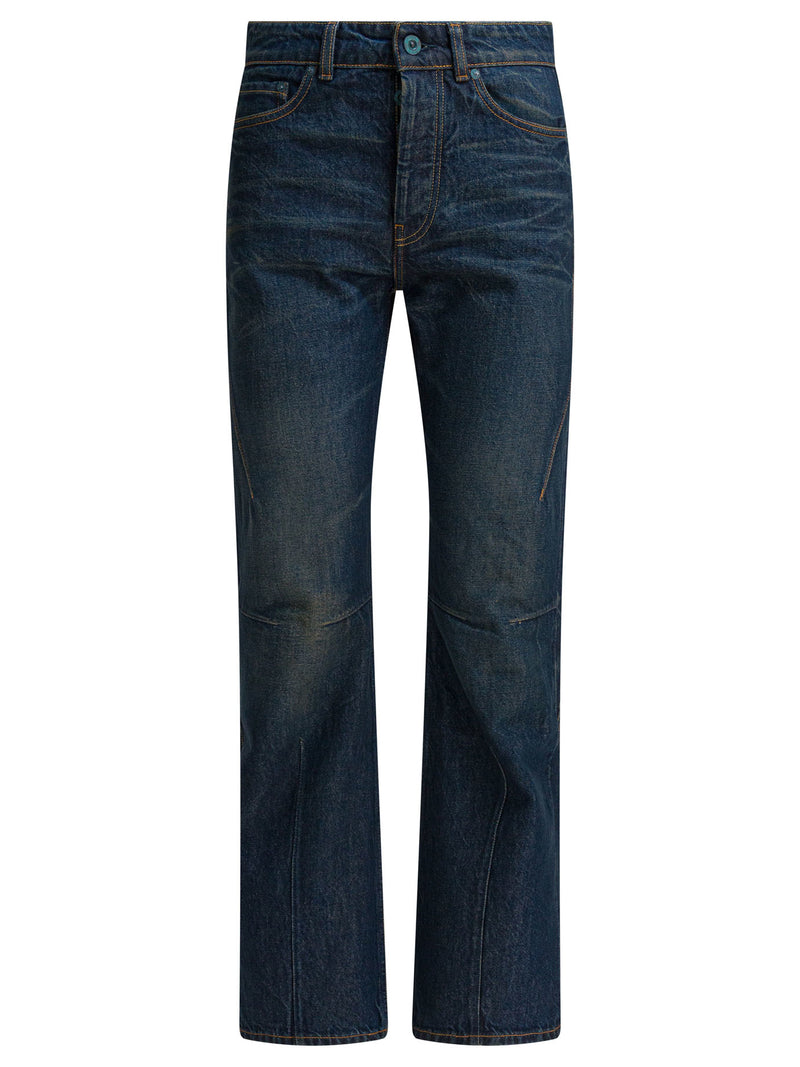Our Legacy Our Legacy Moto Cut Jeans Blue Women - World Class Fashion