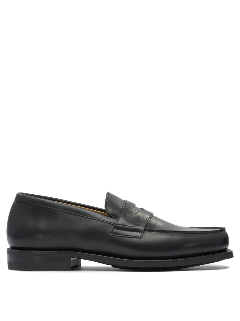 Paraboot Mocasines de cuero negro Paraboot Adonis para hombre - World Class Fashion