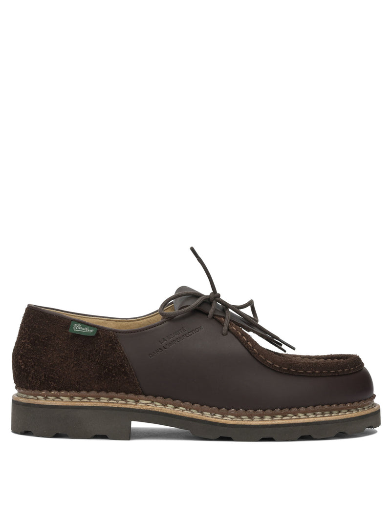 Paraboot Paraboot Michael Uw Derby Cuero Marrón Hombre - World Class Fashion