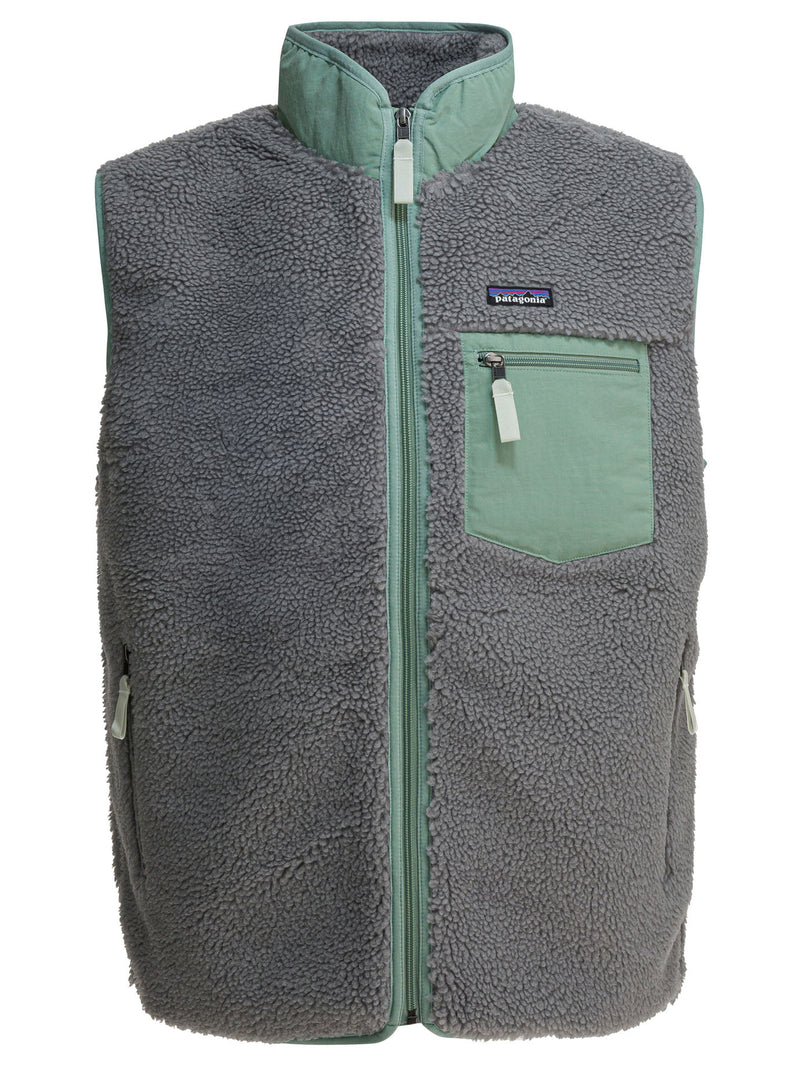 Patagonia Patagonia Classic Retro-X® Fleece Sleeveless Jacket Grey - World Class Fashion
