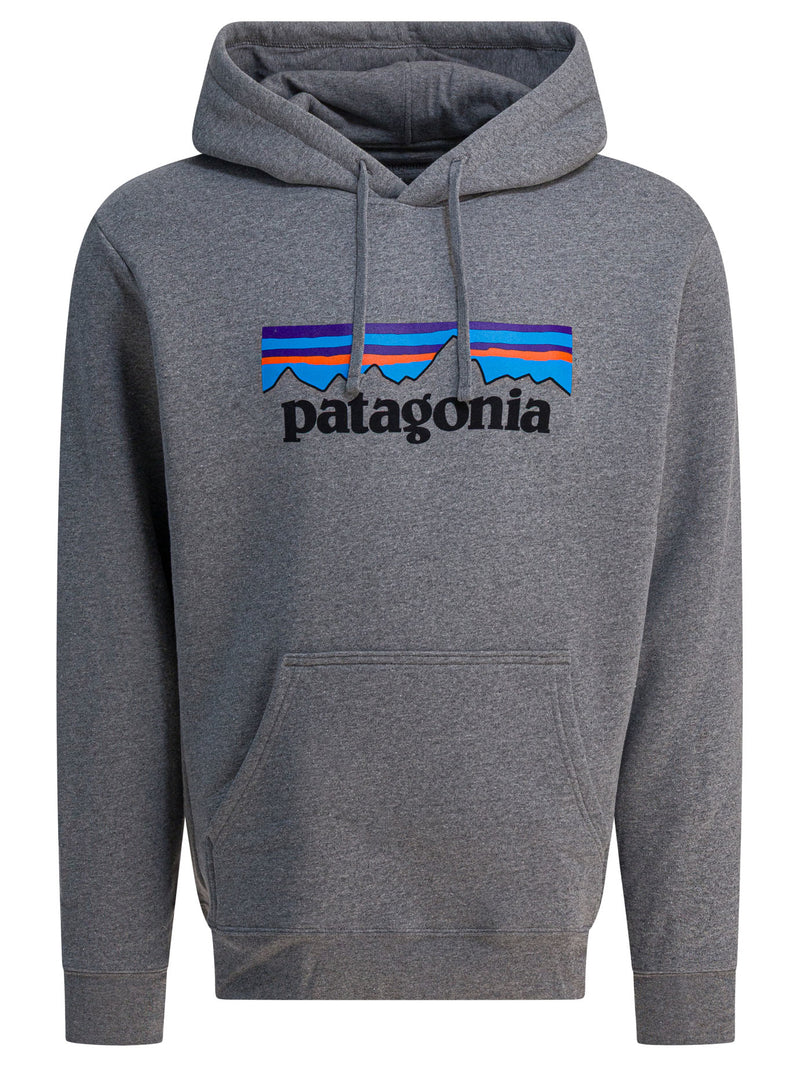 Patagonia Sudadera Patagonia P-6 Logo Uprisal Hombre Gris - World Class Fashion