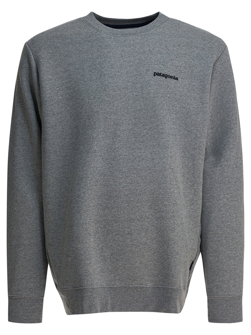 Patagonia Sudadera de cuello redondo Patagonia Fitz Roy Icon Uprisal Gris - World Class Fashion