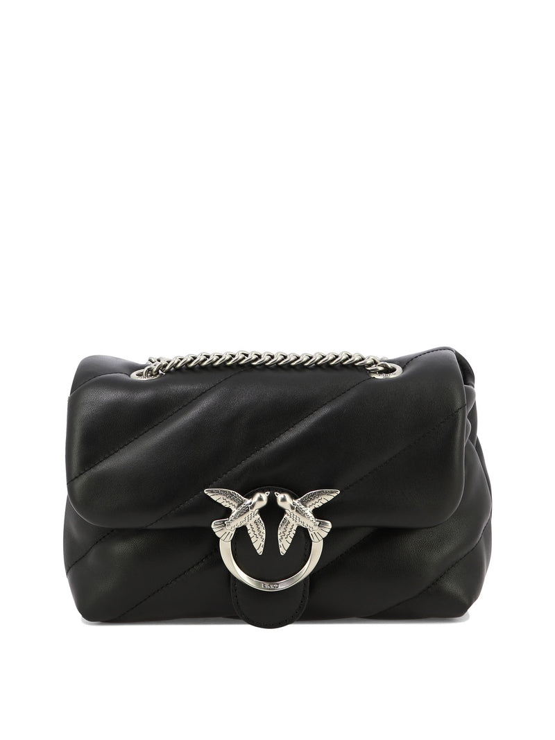 Pinko Pinko Women's Black Leather Crossbody Bag - World Class Fashion