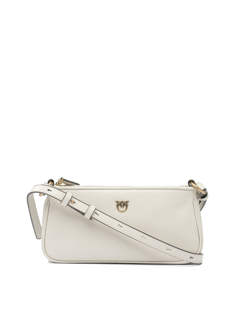 Pinko Pinko Women's White Leather Crossbody Bag - World Class Fashion