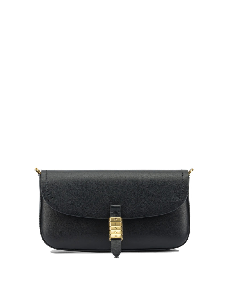 Pinko Pinko Women Crossbody Bag Black Leather - World Class Fashion
